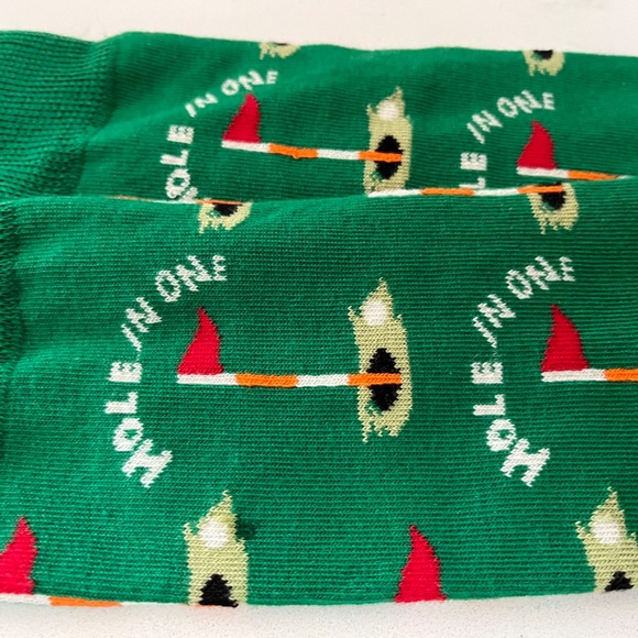 NEW Men’s Golf Socks, Hole in one Golf Fun Socks,Golf socks, Hard to find Dad! - Picture 3 of 4
